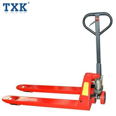 Hand Pallet Truck with Painting Weighing Scale