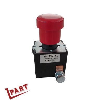 Forklift Parts Emergency Stop Switch ED125X-16 48V 125A
