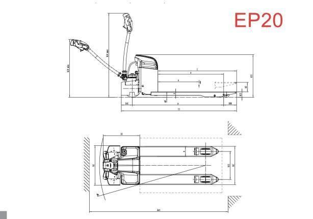 Favourable Price Electric Pallet Truck 2 T