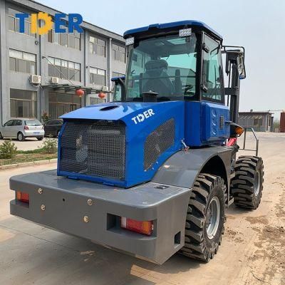 Diesel New Tder China Forklifts All Terrain Forklift for Sale