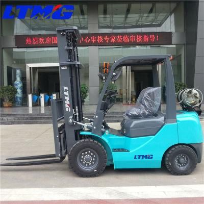 Ltmg 1.5ton LPG Gasoline Forklift with Optional Solid Tyre