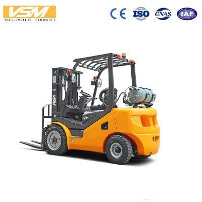 Vsm 3 Ton Gasoline Petrol LPG Forklift Truck with Japan Engine