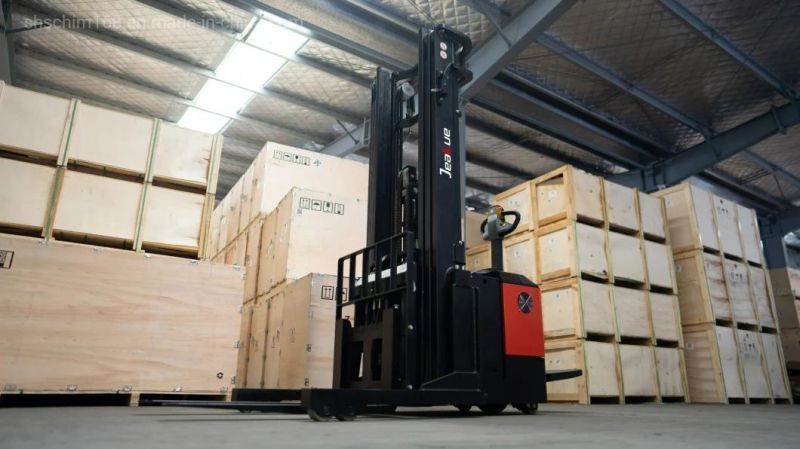 1500kg up to 5.5m Electric Stacker Reach Fork Truck Stacker