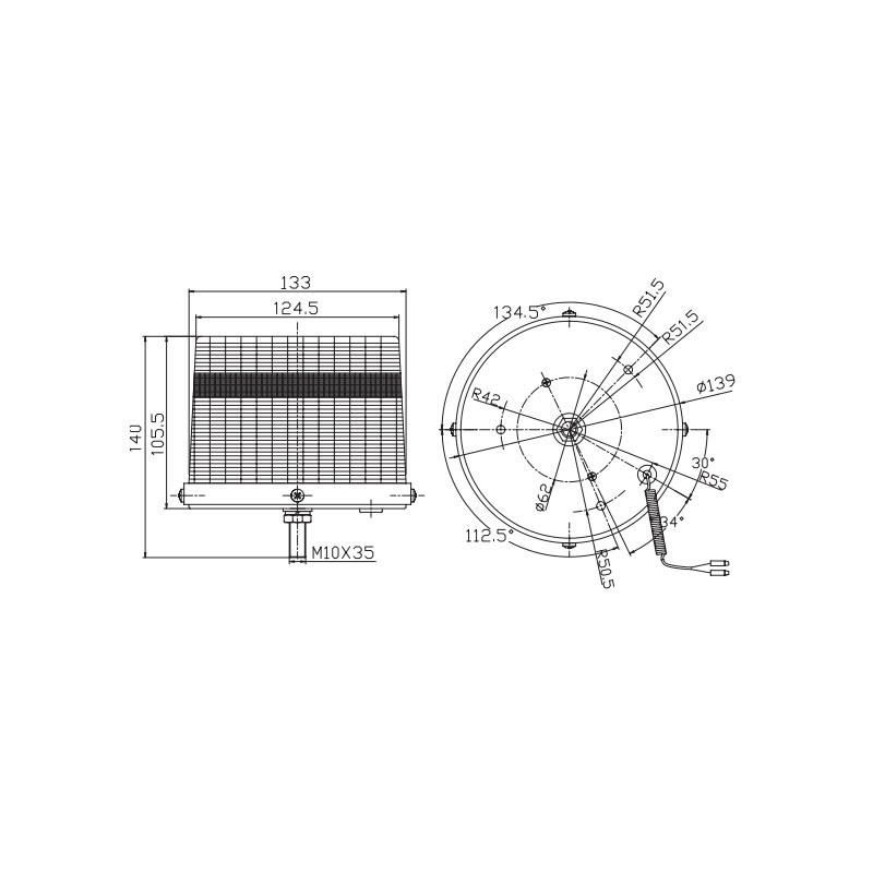 Forklift Parts Forklift Lamp Bfp18046