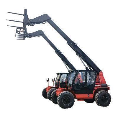 Russia Popular Small 4X4 Telehandler Forklift 3 Ton Multifunction Quick Hitch Telescopic Handler for Sale