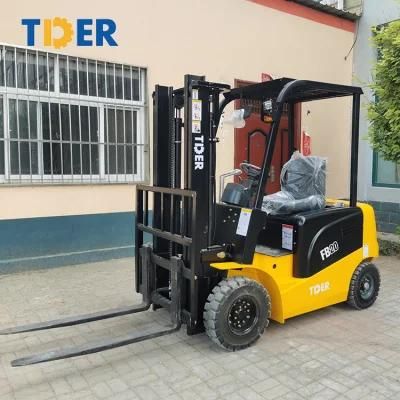 Optional Attachment Capacity Tder 48V Battery Forklift 2t Electric Fb20