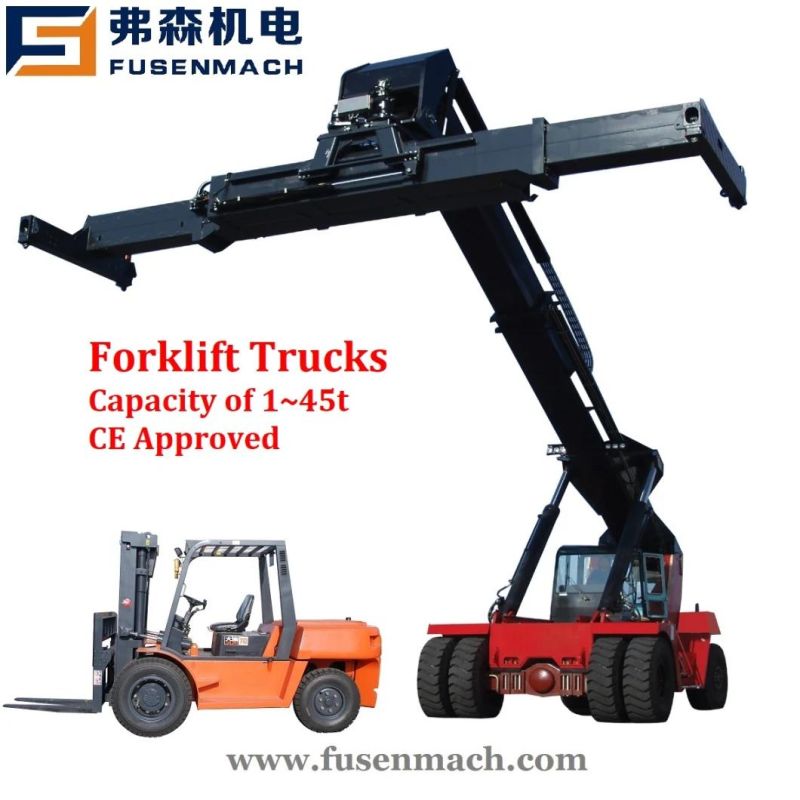 42ton Heavy Duty Container Forklift 2-Stage 4m Lifting Height Fd420