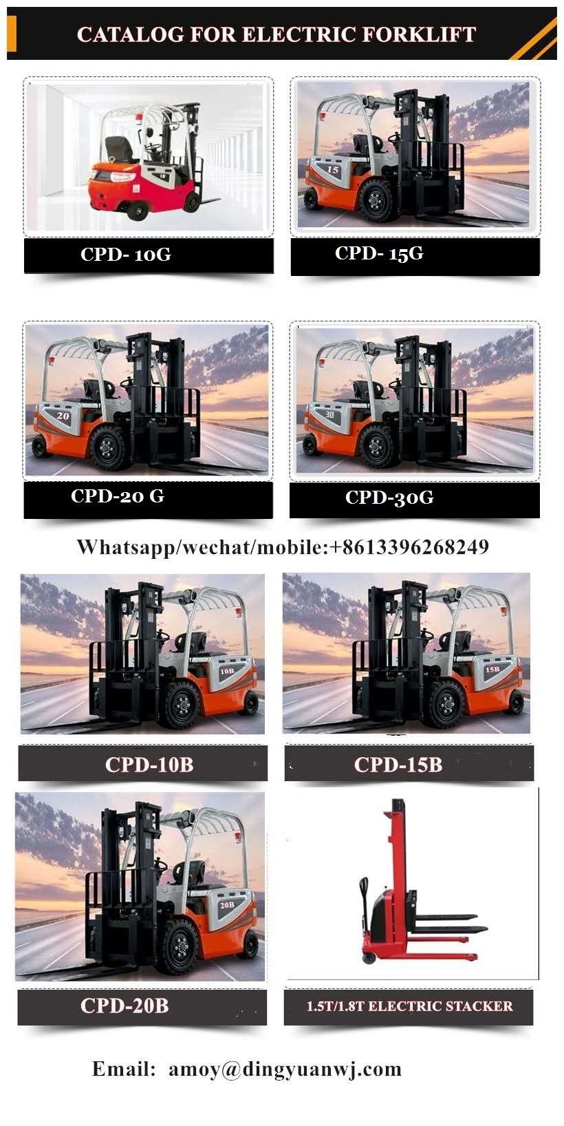 CE Approved 1 Ton Mini Electric Forklift for Sale 2 Ton 3 Ton Electric Forklift China Cheap Electric Forklifts Battery Forklift