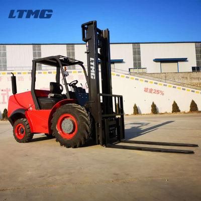 Ltmg 3 Ton Diesel Rough Terrain Forklift with Best Price
