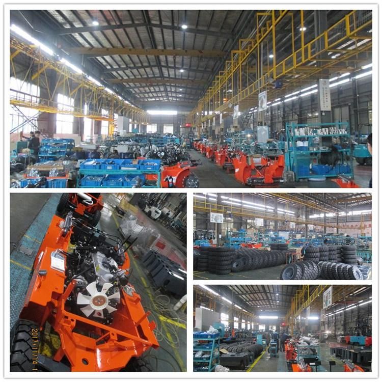 Ltmg 3 Ton 3.5 Ton 4 Ton 5 Ton ATV Rough Terrain Forklift with Customized Mast