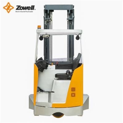 China 1 Year Zowell Pallet Truck Electric Reach Stacker Rsew125