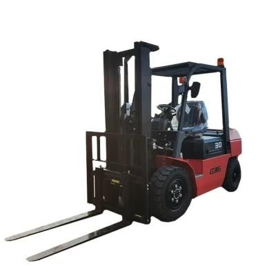 Factory Price Gasoline Forklift 3 Ton 3.5 Ton 4 Ton LPG Dual Fuel Forklift with 4m Height Duplex Mast