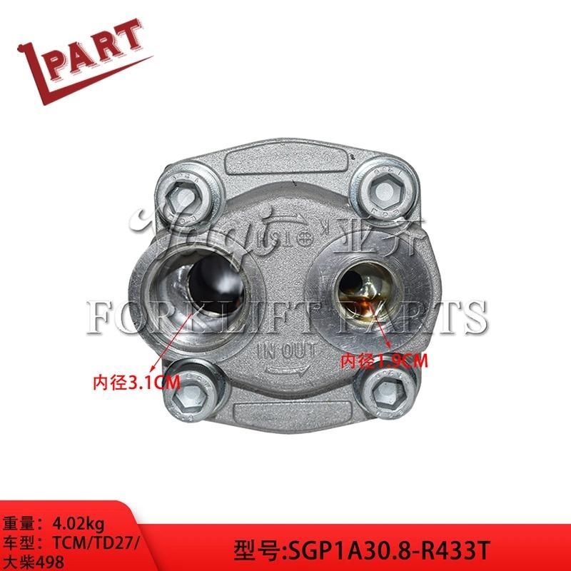 Forklift Parts Original Hydraulic Gear Pump Sgp1a30.8-R433t