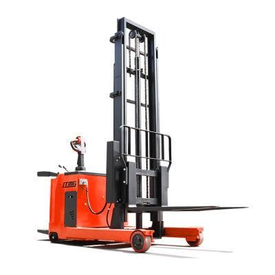 New Ltmg AC Motor 1500kg Stacker 1.5 Ton High Reach Stand up Forklift