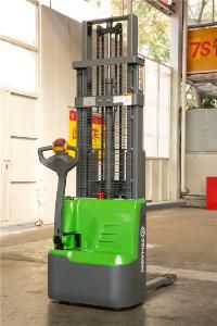 1.6m 2.5m 3m 1000kg 1200kg1500kg Load Hydraulic Walkie Electric Pallet Stacker Forklift