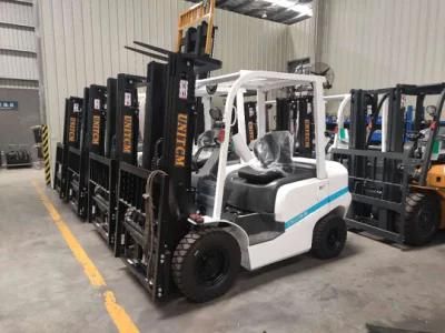 Unitcm 2.5 Ton Diesel Forklift with Isuzu Engine Montacargas