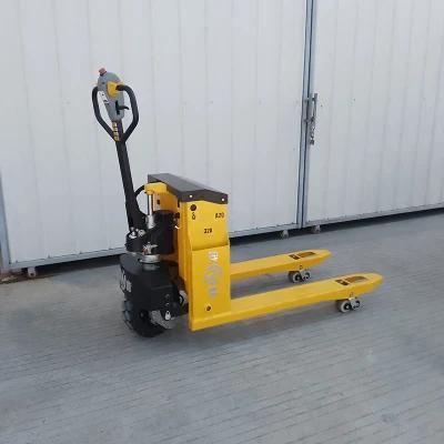 CE Certificate 2500 Kg Loading Capacity Electric Pallet Truck Battery-Powered Fully Electric Pallet Truck Manufacturer