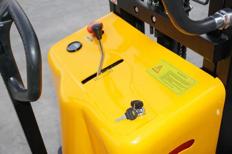 2 Ton Semi Electric Straddle Stacker, Wide Leg Stacker for USA Market