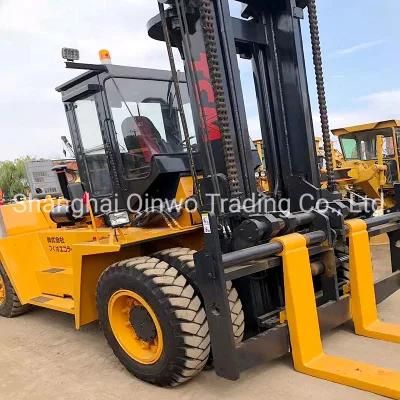 Used 16ton Fd160 Tcm Forklift Truck with Good Running Sale in Shanghai (128KW)