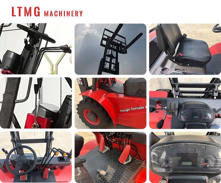 Ltmg 4WD 3 Ton 4 Ton 5 Ton Automatically Hydraulic Drive Cross Country All Terrain Forklift