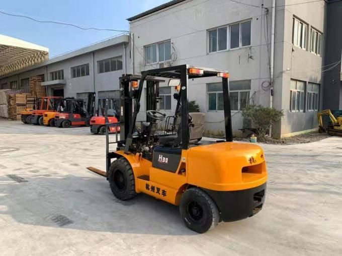 China Hangcha 15 / 20 / 25 / 30 / 35 / 50 Used Diesel Fork Lift Truck Tailifu 1.5t/2t/2.5t/3t/3.5t/50t Second Hand Diesel Forklift