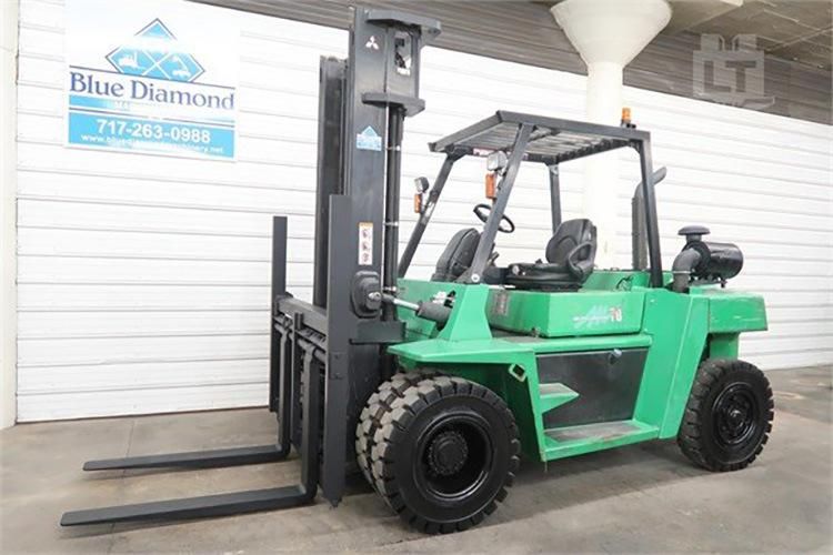 Mitsubishi Made in Japan 7 Ton 4.5m Height Fd70nt Used Diesel Forklift on Sale
