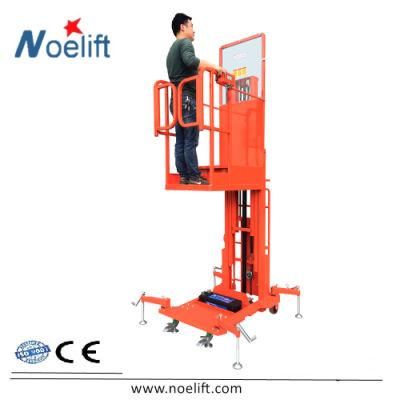 Logistics &amp; Materials Handling 200kgs 4.5meters Man up Semi Electric Order Picker Machine with Battery