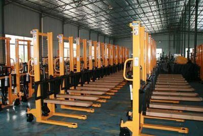 1500kg 1.5t Manual Hydraulic Pallet Stacker Hand Lifting Stacker Lifting Tools and Equipment for Warehouse and Factory Use
