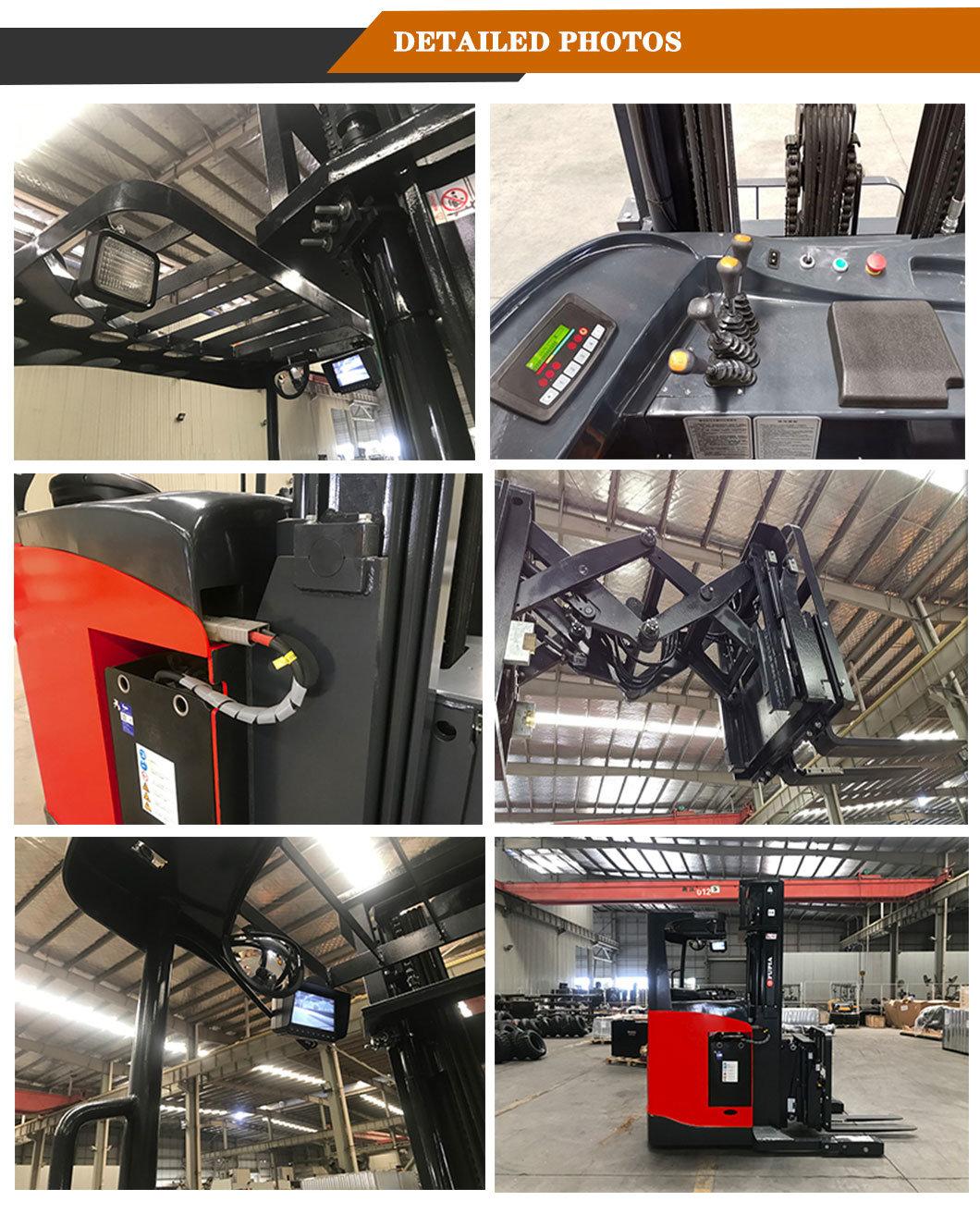 Factory Supply Narrow Aisle 1.5ton Electric Double Deep Reach Truck