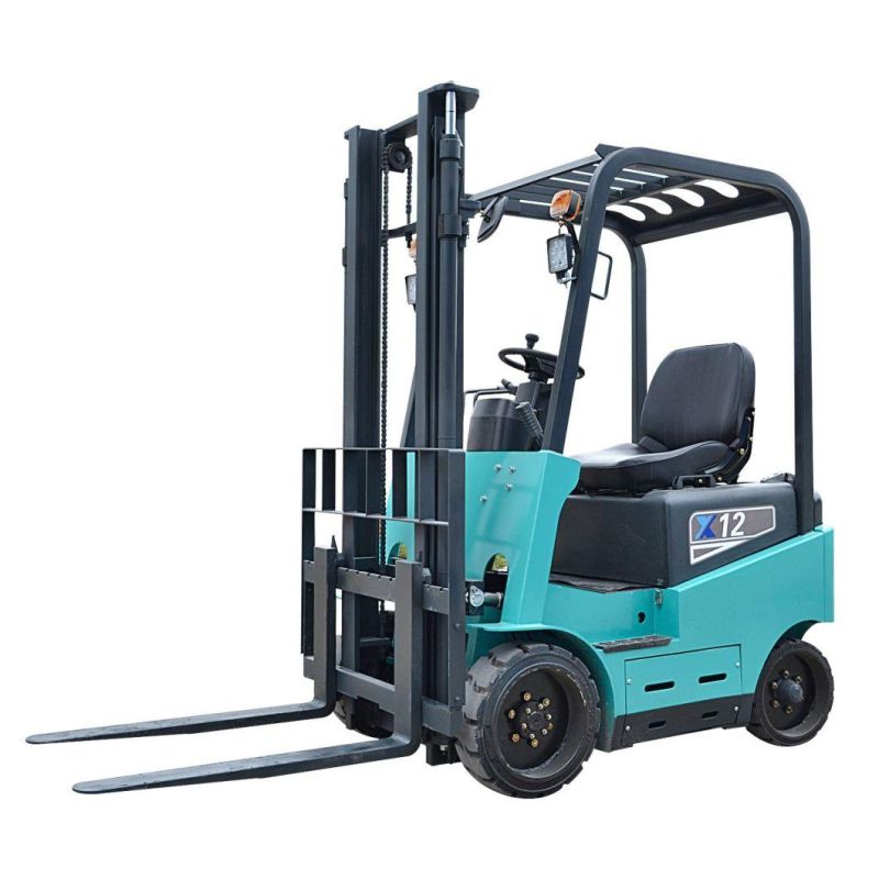 New Electric Forklift Truck with Forklift 4 Wheel Forklift Stand up Reach Forklift