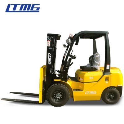 Ltmg 2.5 Ton Diesel Mini Forklift Truck 3 Stage Mast Diesel Forklift