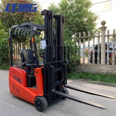 CE Solid Tyre 1.8ton Three Point Battery Forklift with Full Free Mast