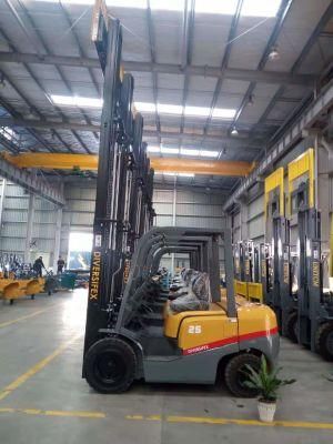 Japanese Engine Mini Counterbalanced 2.5 Ton Diesel Forklift