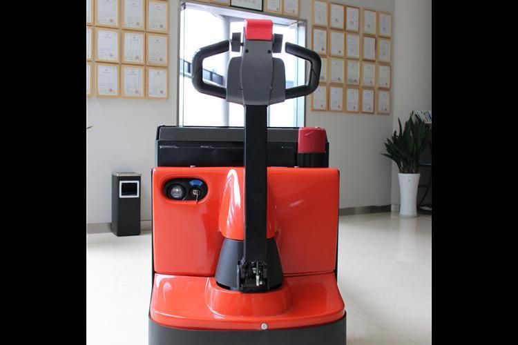 2.0t Electric Pallet Truck Carrying Two Pallets at a Time