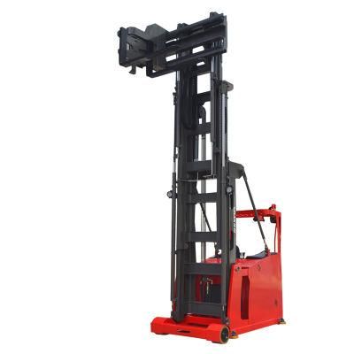 Seat on Type Lithium Battery Electric 3 Way Pallet Stacker