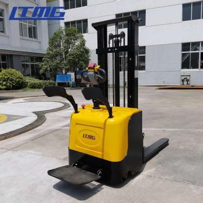 New Ltmg China 1.5 Ton Montacarga Full Electric Lift Pallet Stacker Forklift