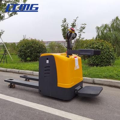 Manufacture 2 Ton Battery Fork Lift Stacker Forklift Electric Pallet Jack Truck