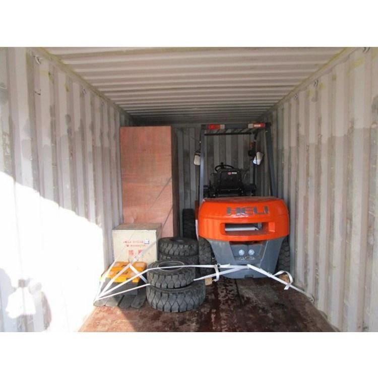 Heli 3ton Diesel Forklift with T-Type Bale Clamps Cpcd30