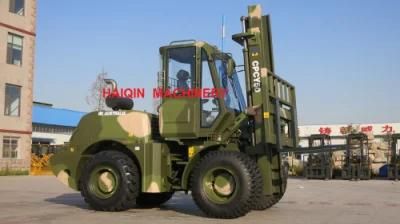 Strong Rough Terrain Forklift (CPCY50) with ISO, SGS