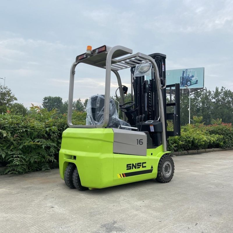 Industriel 1.6ton 1.8ton 2ton 3 Wheels Electric Forklift