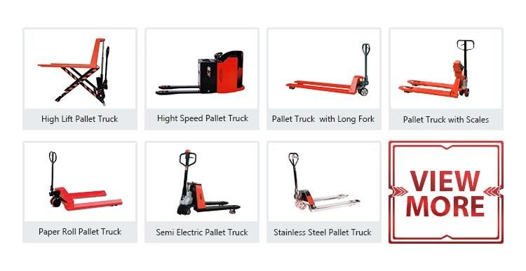 High Quality Ltmg Electric Hydraulic Trolley 2500kg Stacker Forklift Hand Pallet Truck