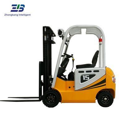 China AC Motor 1.5ton Electric Powered Forklift with Customizable Lifting Height