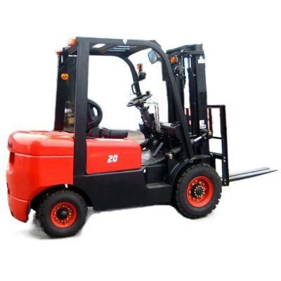 Hydraulic Diesel Forklift Truck 2t Load Sideshifter Optional