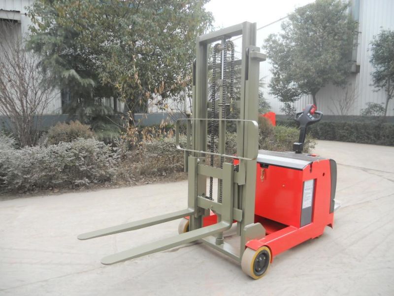 1ton 1.5ton Electric Counter Balance Mini Forklift with Rotating Forks Length 1070mm