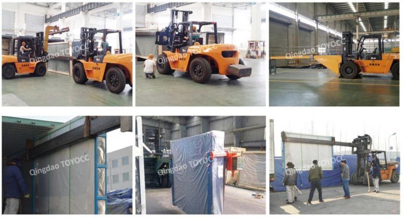 Forklift Extention Boom Glass Carring/Transfer/Loading/Unloading in Container Matched Clark Cg70 Truck