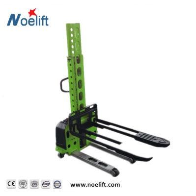 Walkie Pallet Stacker Warehouse Material Handling Equipment 500kg Self Loading Semi Electric Stacker Hand Stacker