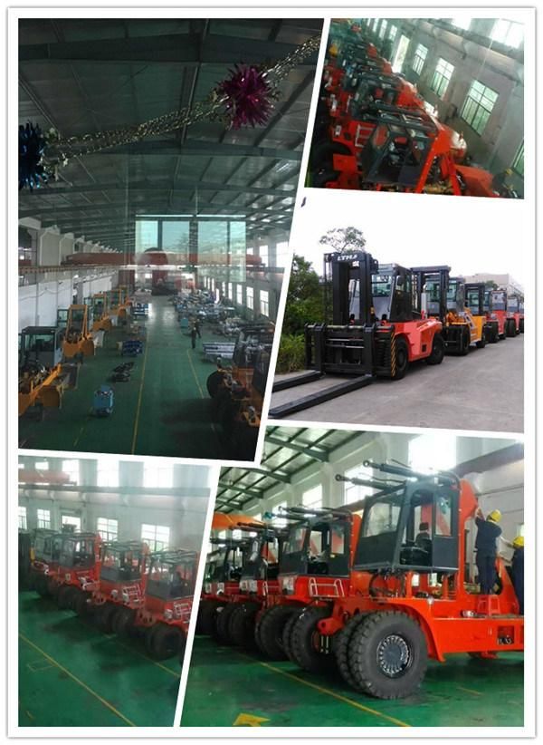 Ltmg 25ton 30ton 32ton Heavy Duty Diesel Forklift with Air-Conditioner and Free Heater
