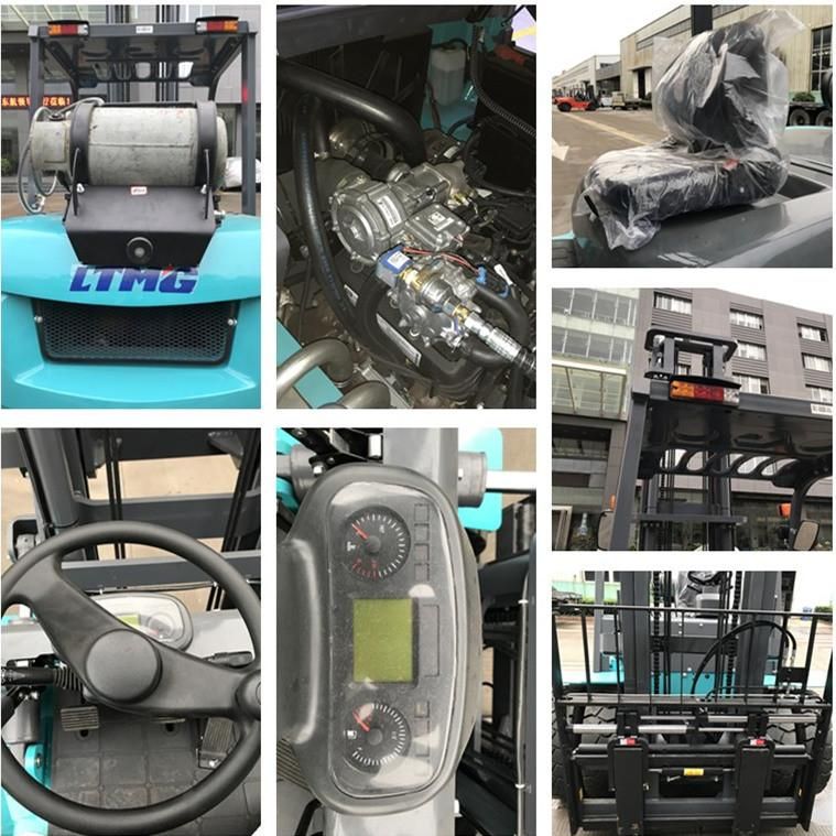 Ltmg 4 Ton 5 Ton 6 Ton EPA Approved Gasoline LPG Forklift Dual Fuel Forklift for Sale