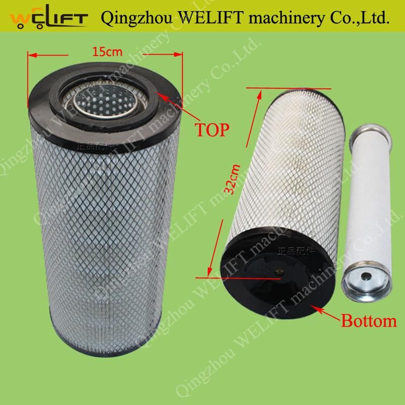 Forklift Spare Part K1532 Air Filter Part Number Klx-A01c1-00301X-Yb