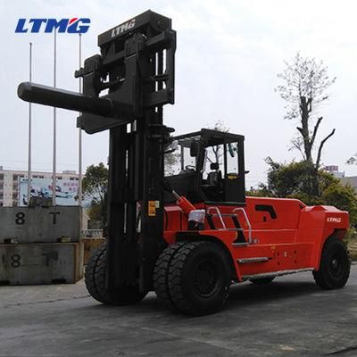 Ltmg 30 Ton Diesel Forklift with Roll Prong Carpet Boom